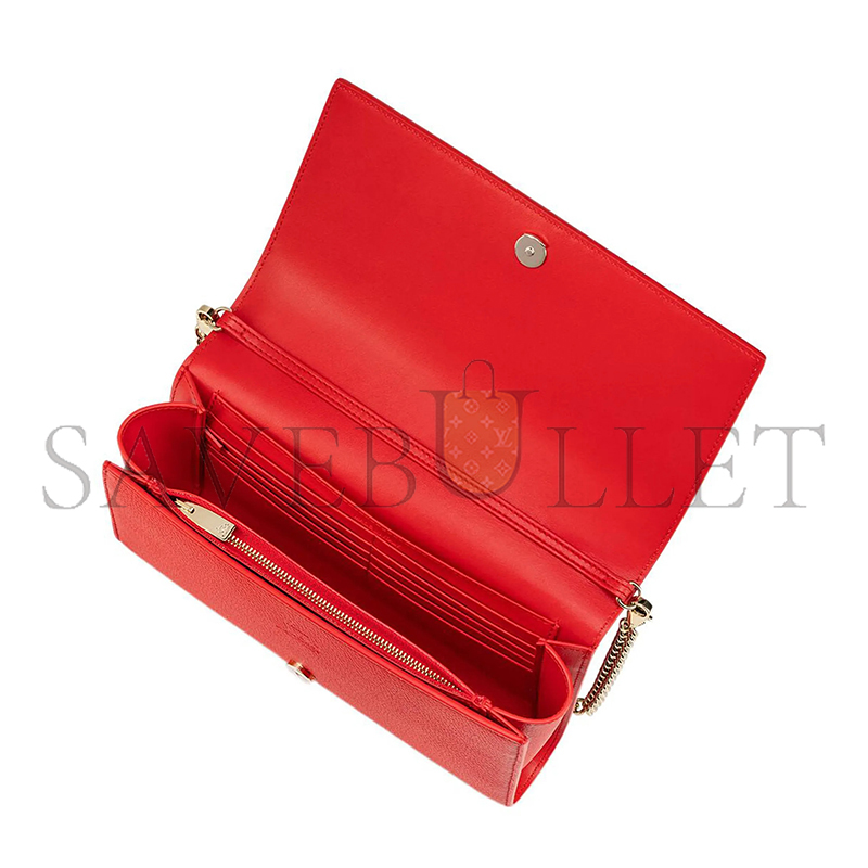 CHRISTIAN LOUBOUTIN PALOMA CLUTCH GRAINED CALF LEATHER AND SPIKES 1175018R297 (23*14.5*5cm)